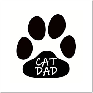 Cat Dad Posters and Art